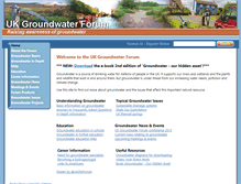 Tablet Screenshot of groundwateruk.org